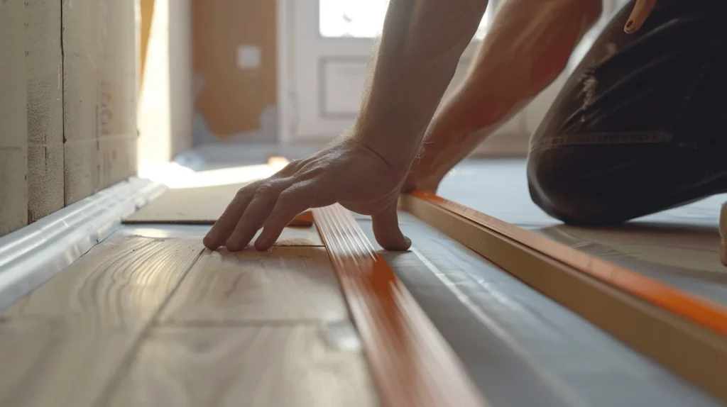 baguette finition carrelage après pose